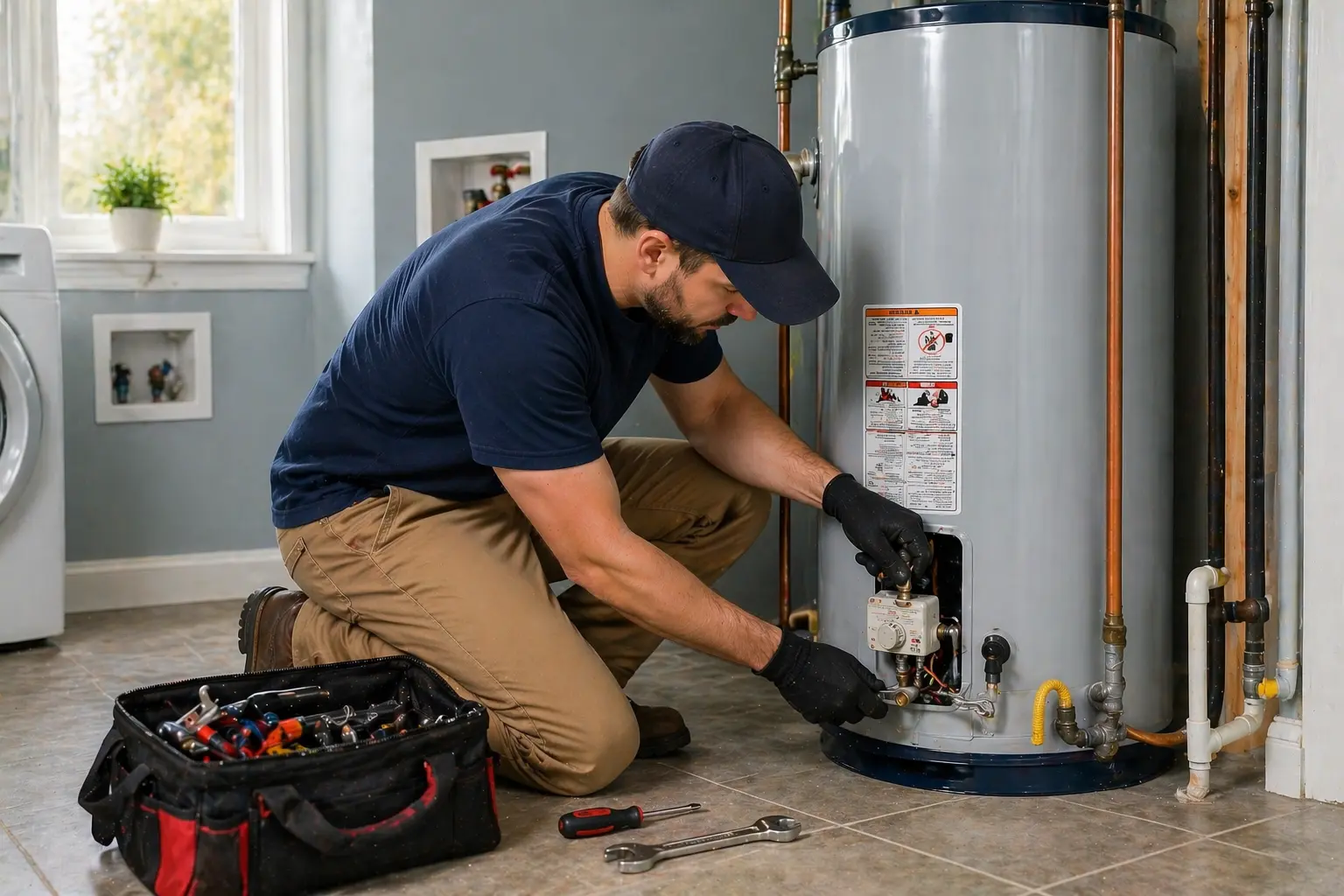 Water heater installation Gravenhurst