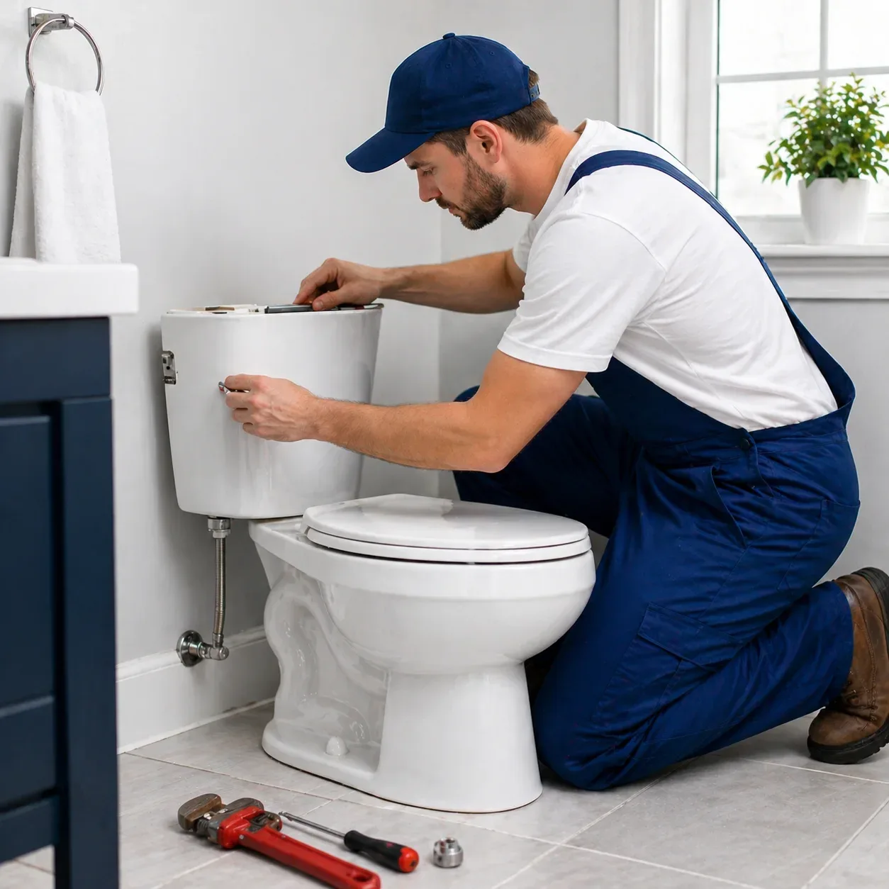 Toilet repair and installation